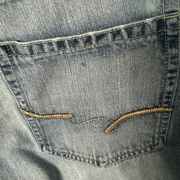 South Pole USED Vintage Baggy Blue/grayish Light Wash Denim Jeans Shorts Men 34 - Picture 6 of 9